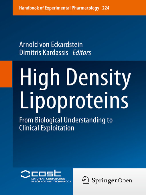 Title details for High Density Lipoproteins by Arnold von Eckardstein - Available